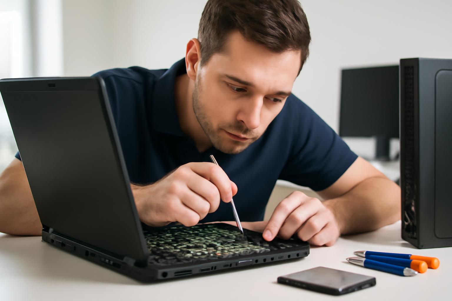 Ilustração sobre oxidação em notebook